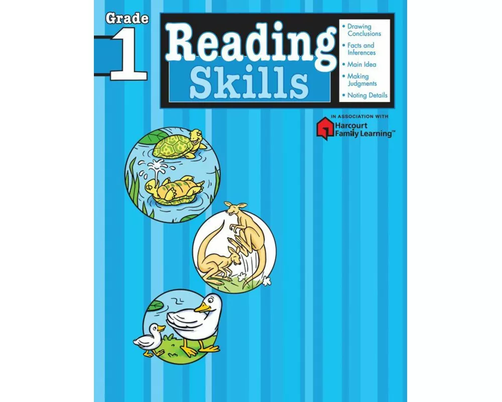 Reading Skills: Grade 1 (Flash Kids Harcourt Family Learning)