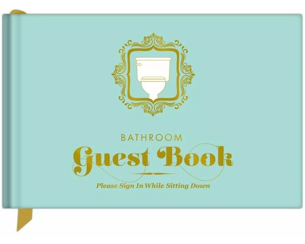 Knock Knock Bathroom Guest Book