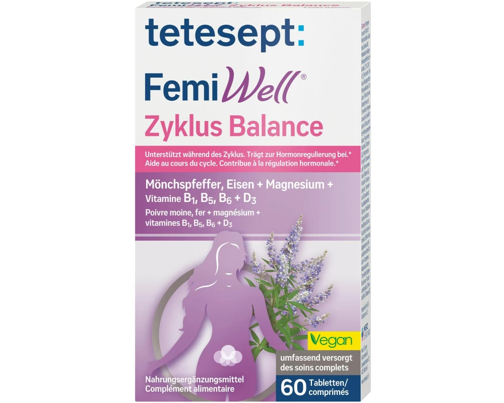 tetesept Tablette FemiWell Zyklus Balance 60 Stück