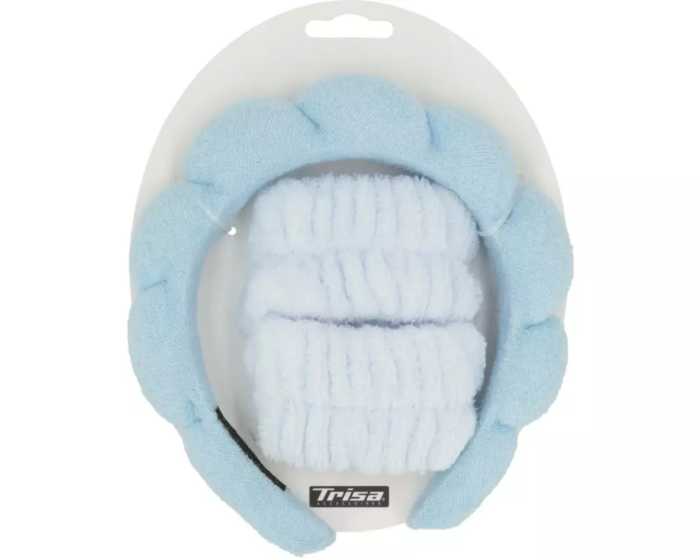 Trisa Accessoires Abschmink-Haarreif mit Armbänder hellblau