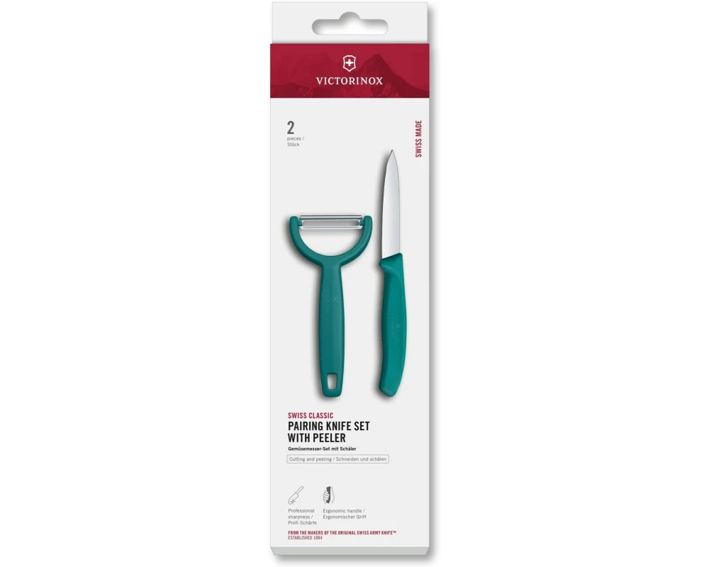 Victorinox Messer-Set Swiss Classic, Grün