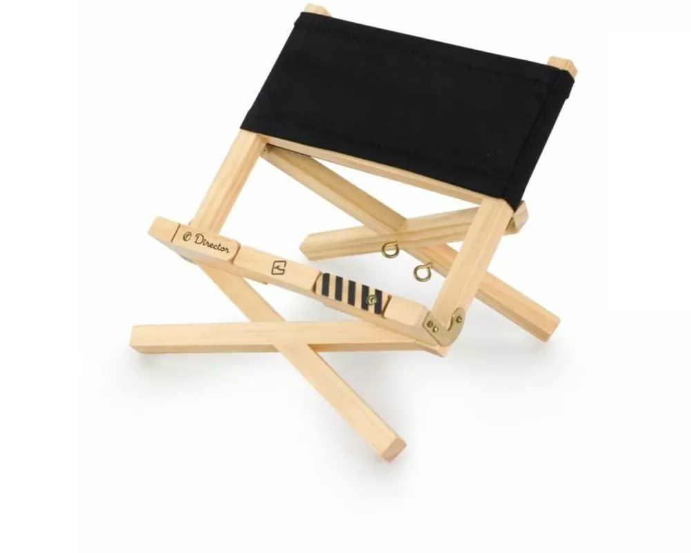 Director's Bookchair Schwarz - Buchständer - Leseständer - Tablethalter aus Holz - Lesehilfe - Für Bücher, E-Reader und Tablets