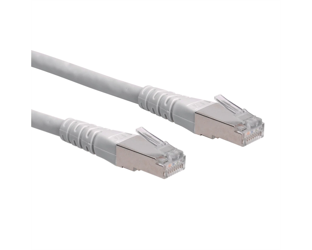 ROLINE Patchkabel Cat.6 (Class E) S/FTP (PiMF), grau, 5 m