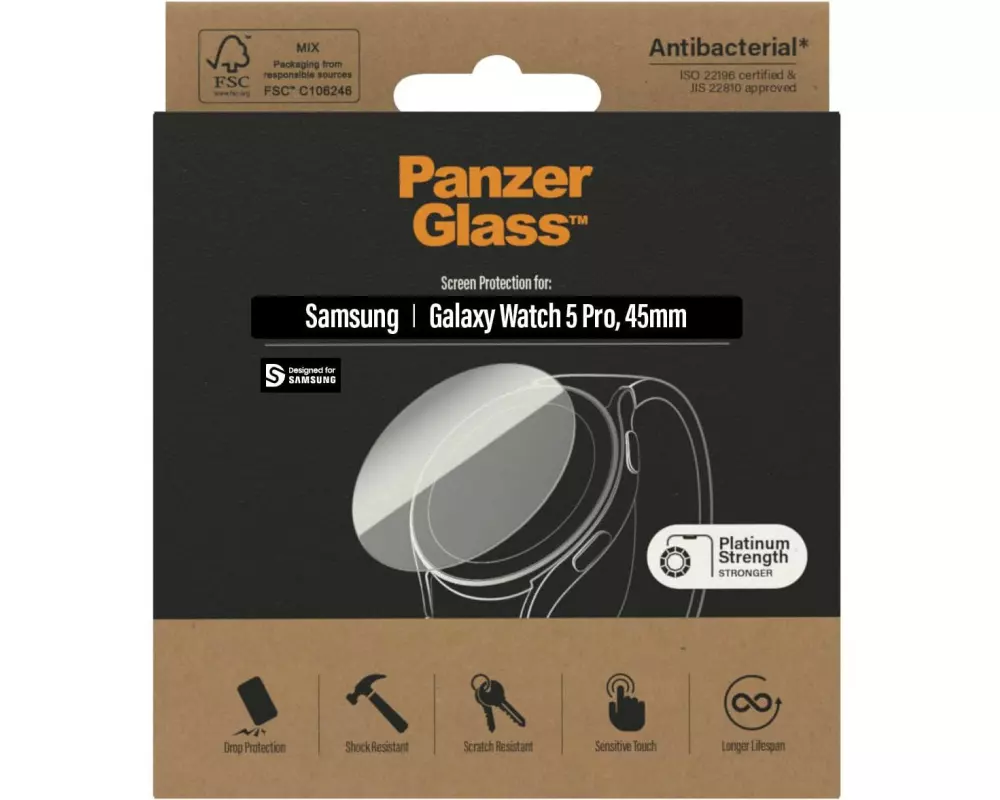 Panzerglass Displayschutz Galaxy Watch 5 Pro (45 mm)