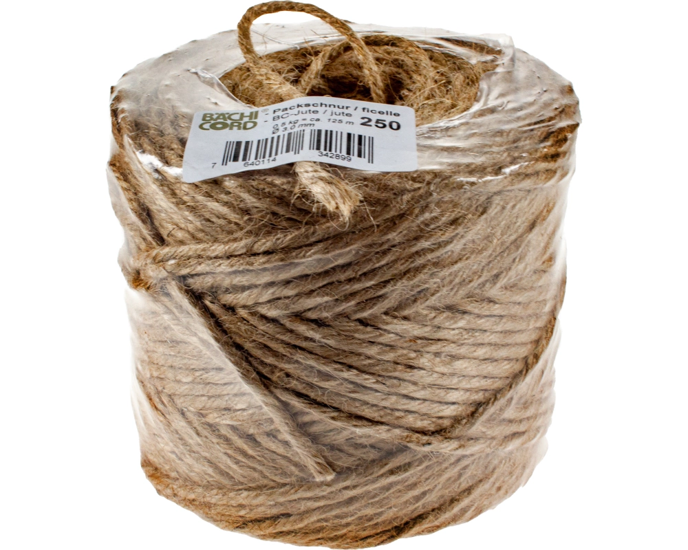 BAECHI Packschnur Jute 10.02525 500g 125m