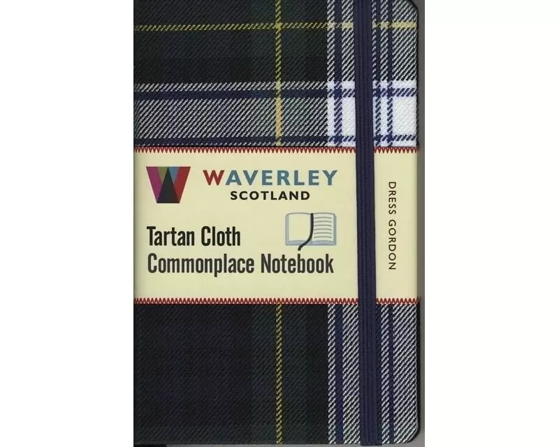Waverley (M): Dress Gordon Tartan Cloth Commonplace Notebook