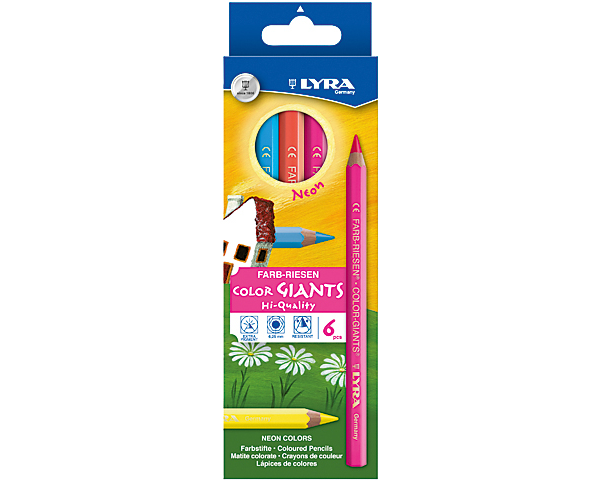 LYRA Farbriesen 3941063 6 Farben neon