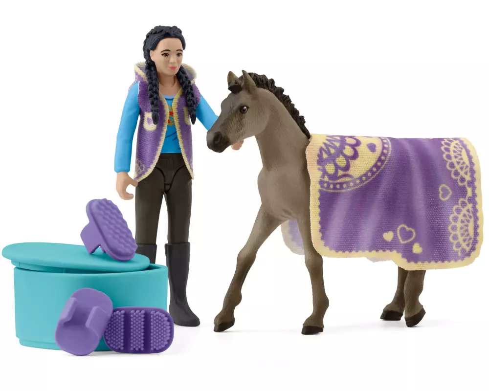 Schleich Spielfigurenset Horse Club Beauty Set mit Kim