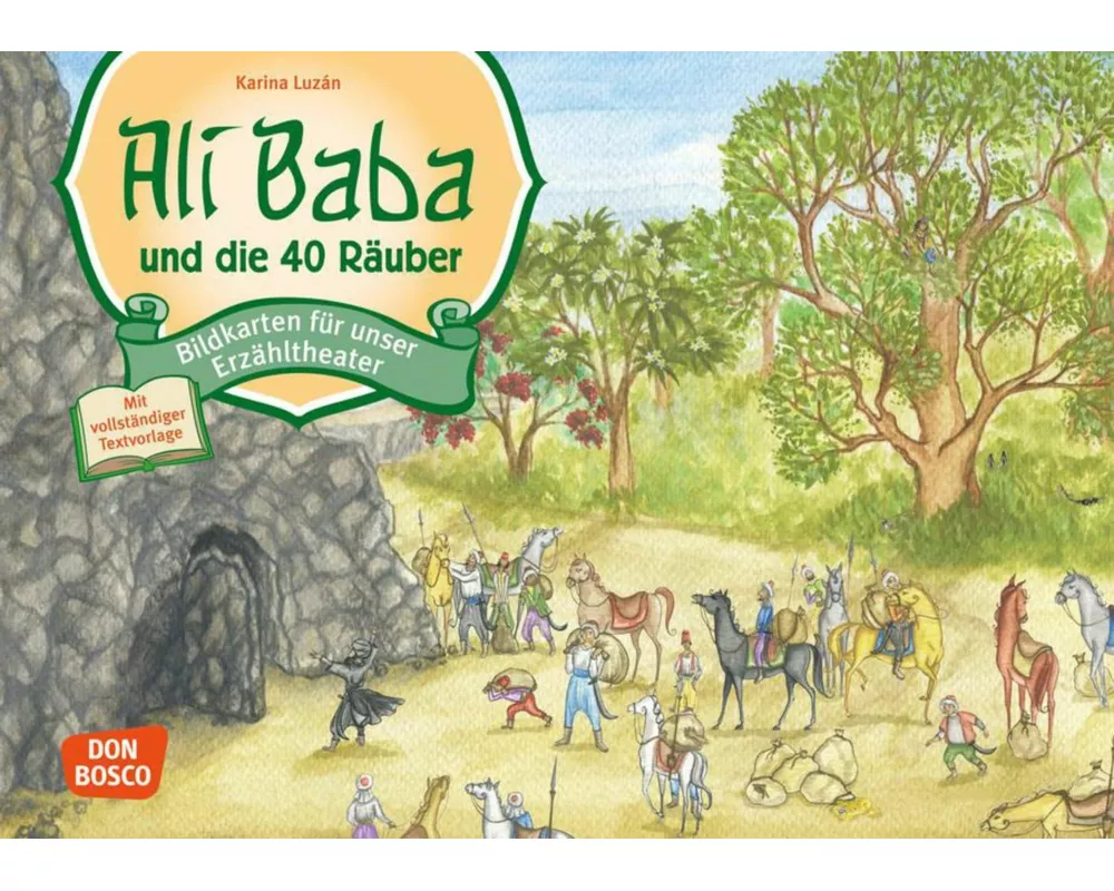 Ali Baba und die 40 Räuber. Kamishibai Bildkartenset