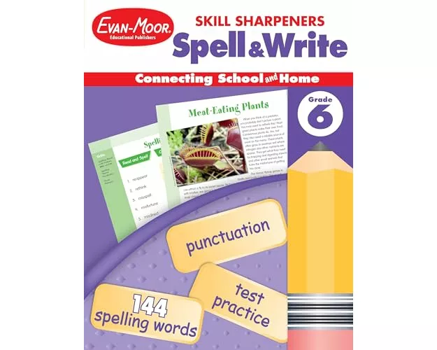 Skill Sharpeners: Spell & Write Grade 6+