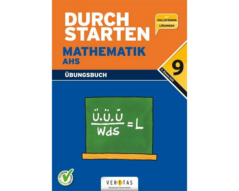 Durchstarten Mathematik AHS 9. Übungsbuch