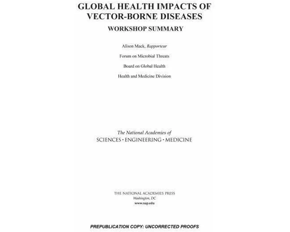 Global Health Impacts of Vector-Borne Diseases