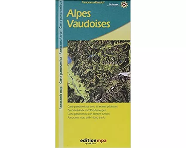 Alpes Vaudoises Panoramakarte