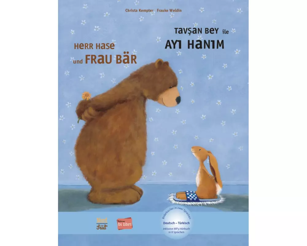 Herr Hase & Frau Bär. Kinderbuch Deutsch-Türkisch
