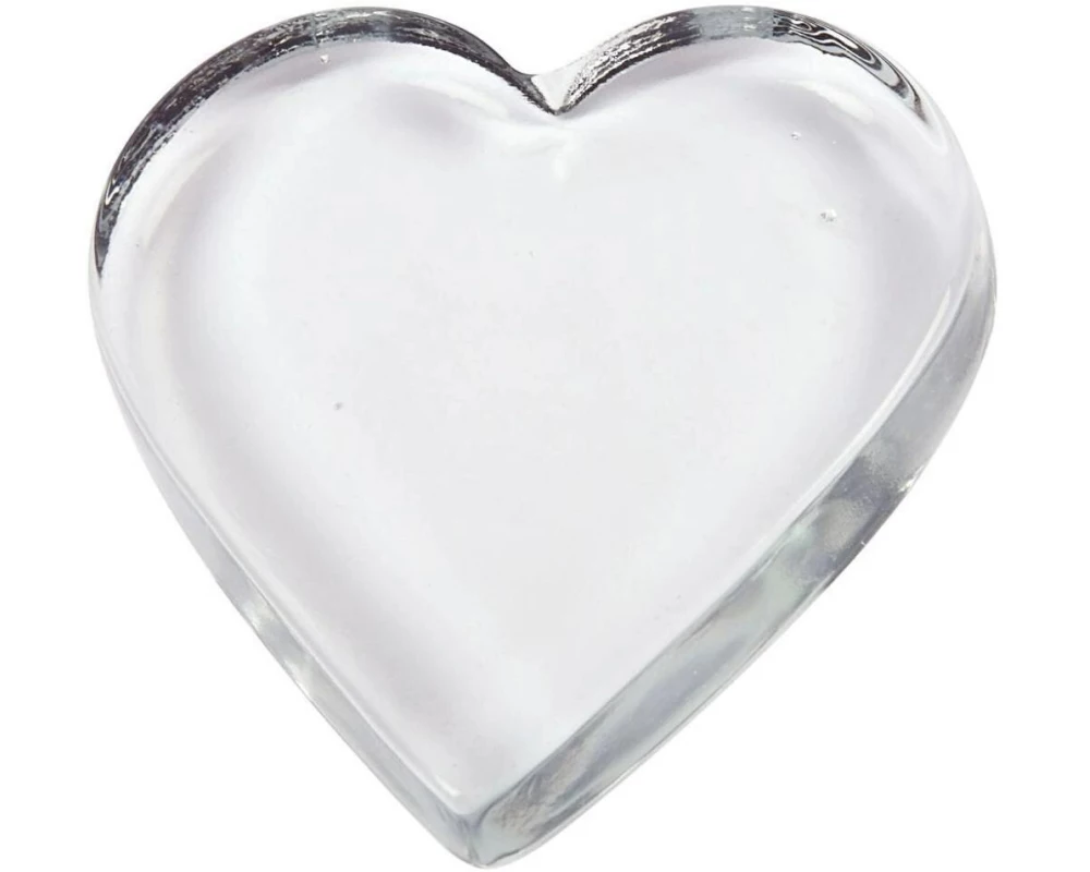 Creativ Company Glasherz 10 x 9 cm, 1 Stück