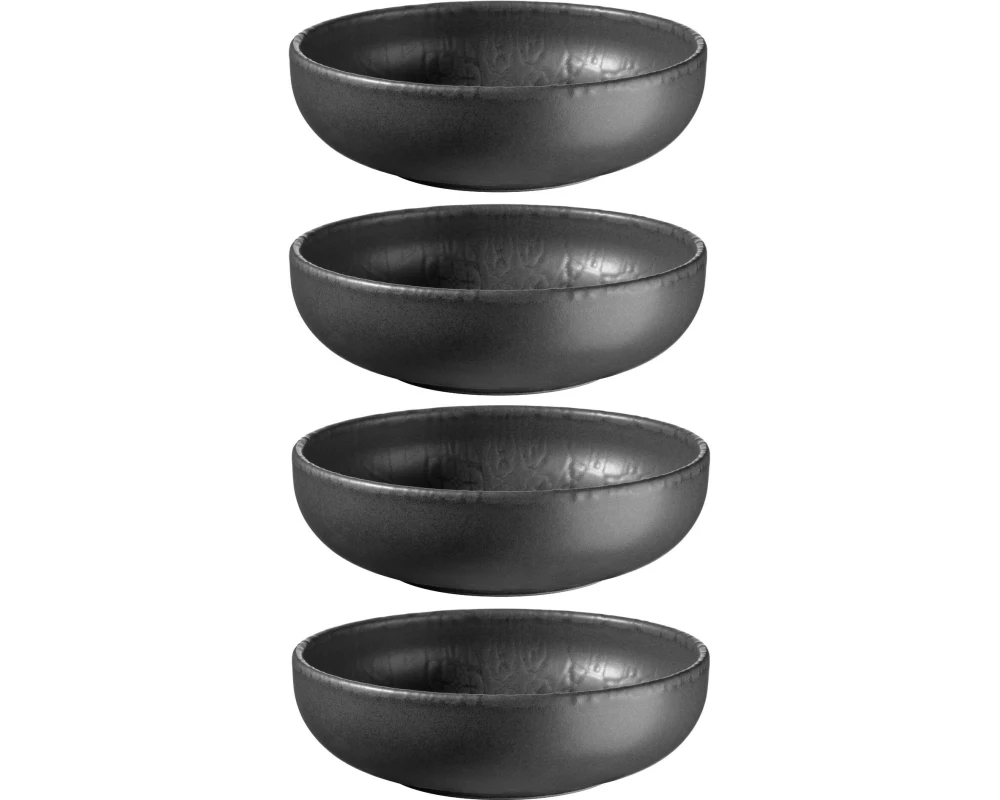 Mäser Schüssel Tiles UNO 16 cm, 4 Stück, Schwarz