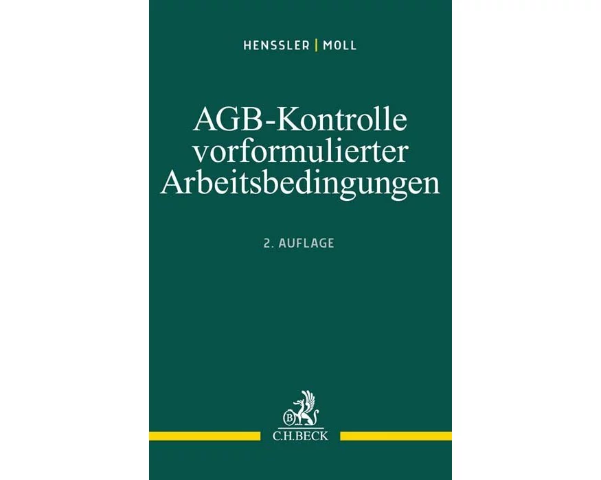 AGB-Kontrolle vorformulierter Arbeitsbedingungen