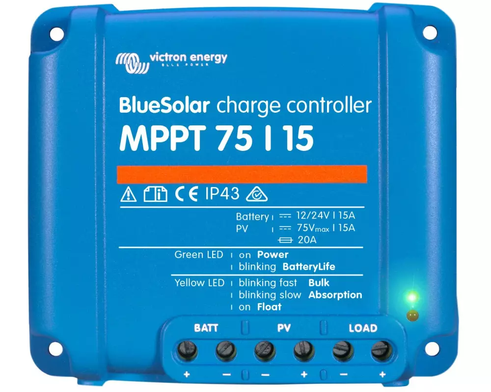 Victron Solarladeregler BlueSolar MPPT 75/15 12-24 V 15A