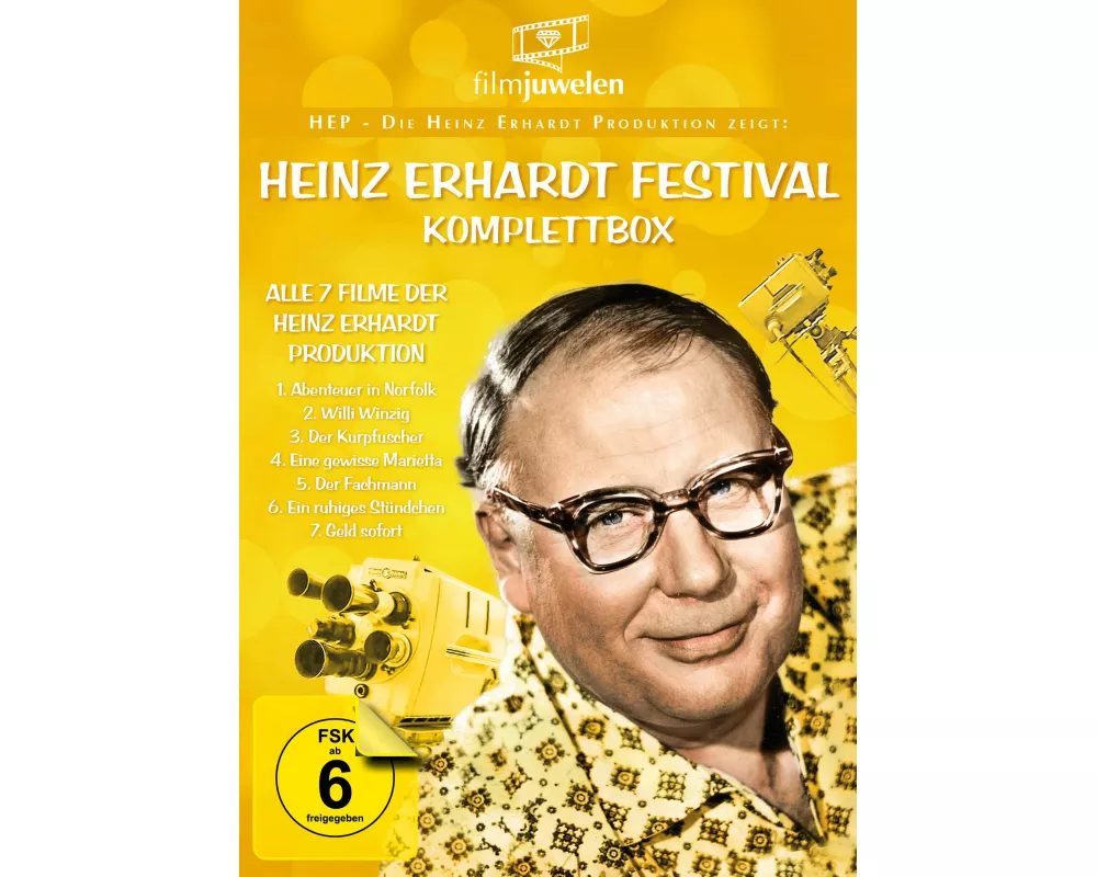 Heinz Erhardt Festival - Komplettbox (HEP - Die Heinz Erhardt Produktion zeigt...)
