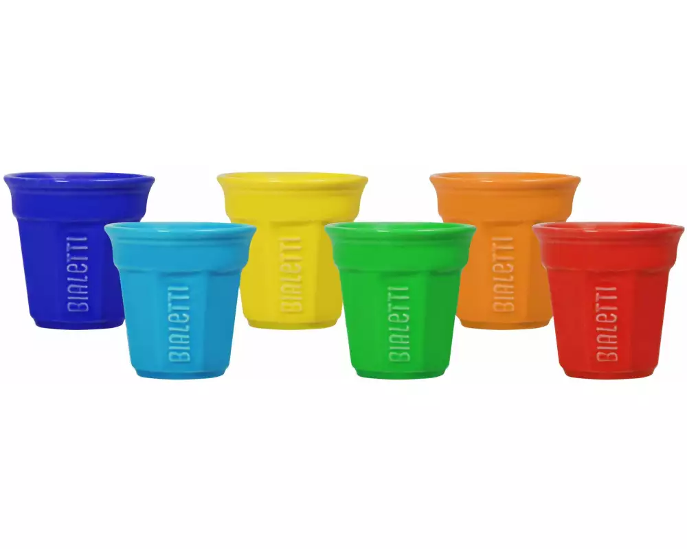 Bialetti Espresso Becher Bicchierino 90 ml , 1 Stück, Mehrfarbig