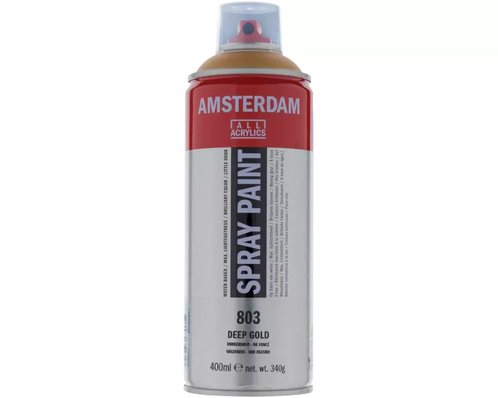 Amsterdam Acrylspray 803 Goldfarbe halbdeckend 400 ml