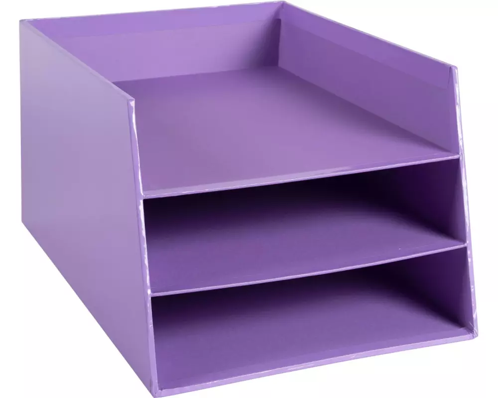 Exacompta Ablagekorb Aquarel mit 3 Stufen Mauve