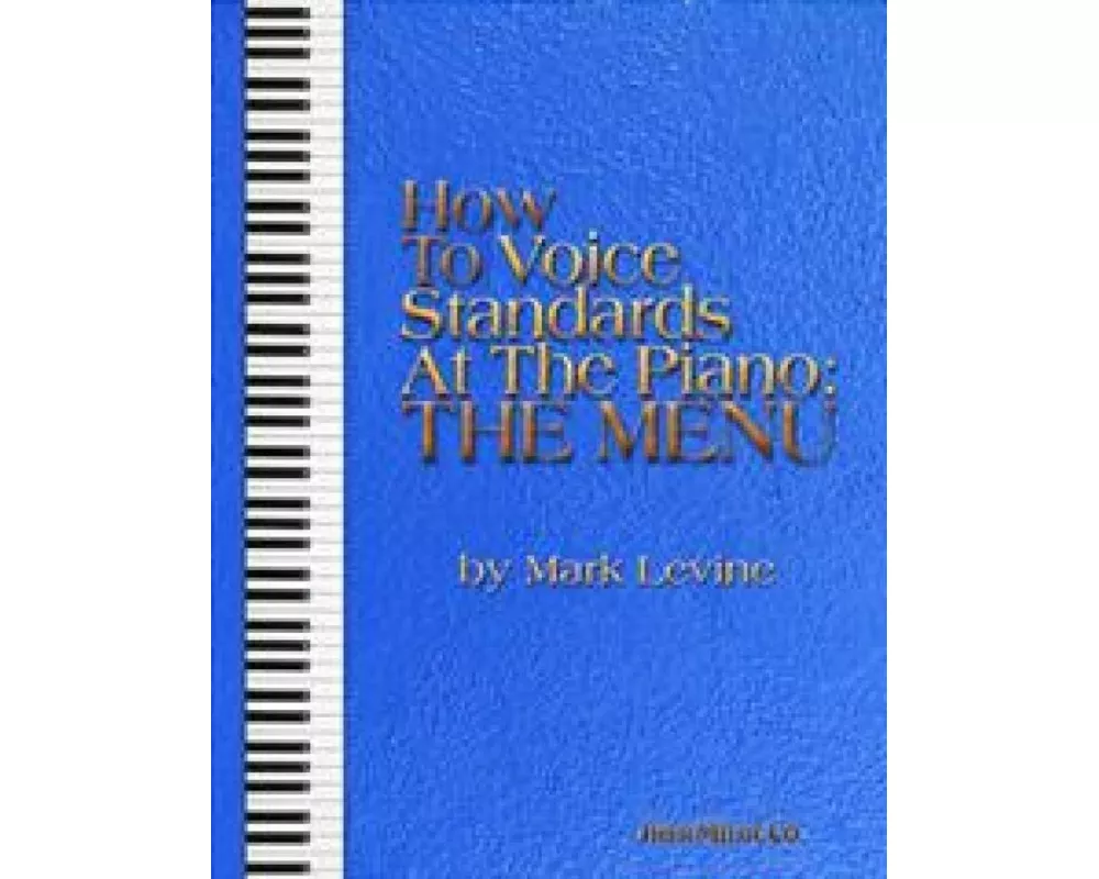How to Voice Standards at the Piano - The Menu