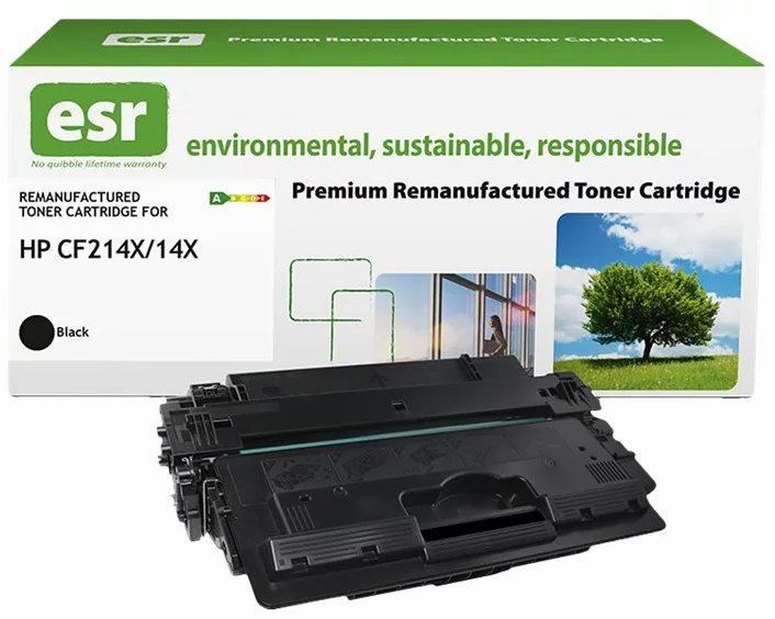 ESR Toner cartridge compatible with HP CF214X black High Capacity remanufactured 17.500 pages