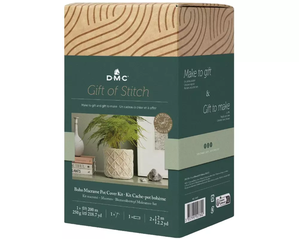 DMC Baumwollgarn Gift of Stich Topfabdeckung, 14 x 17 cm