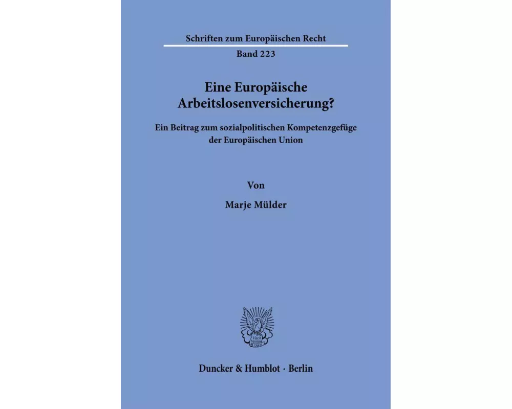 Eine Europäische Arbeitslosenversicherung?