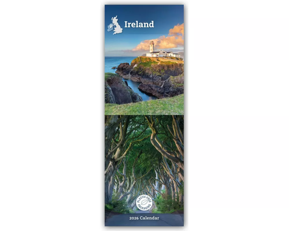 Ireland Slim Calendar 2026