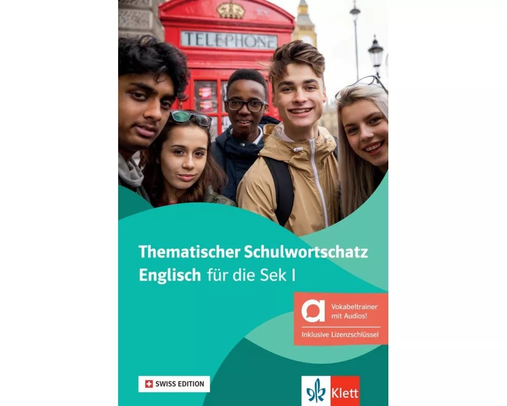 Thematischer Schulwortschatz Englisch, Swiss Edition - Hybride Ausgabe allango