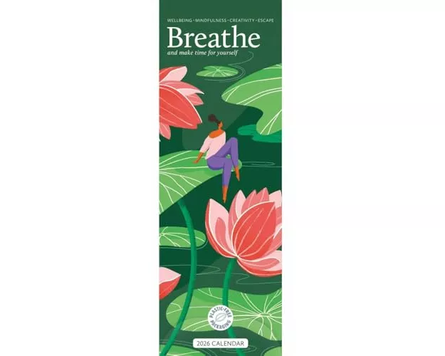 Breathe Slim Calendar 2026