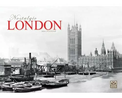Nostalgic London A4 Calendar 2026