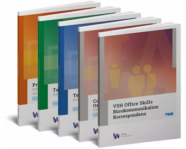 Handelsdiplom VSH (ICDL), 11-365 (5 Bände, farbig)