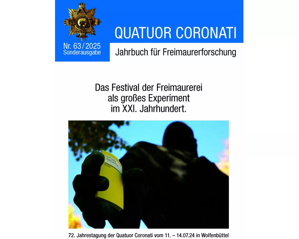 Quatuor Coronati Jahrbuch für Freimaurerforschung Nr. 63/2025
