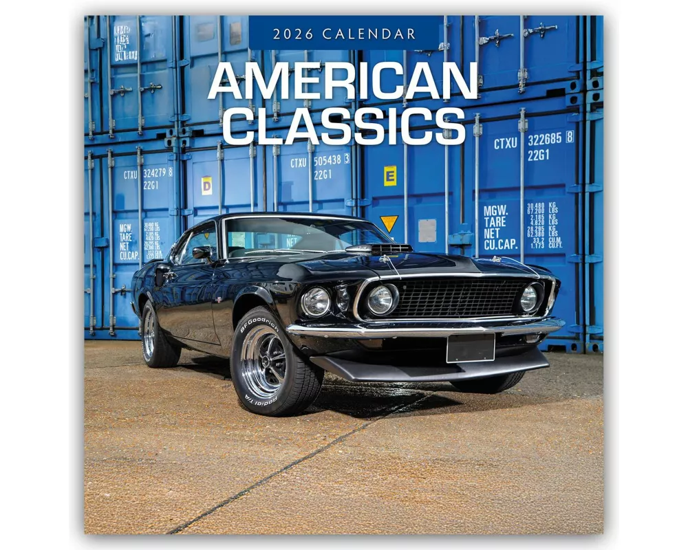 American Classic Cars - Klassische Amerikanische Autos 2026 - 16-Monatskalender