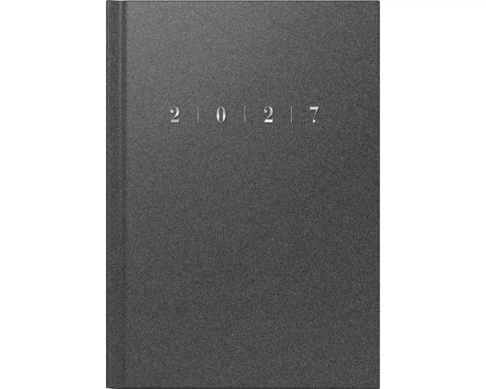 rido/idé 7023013807 Buchkalender Mod. studioplan int. 2027 168×240 mm, Kunststoff, grau