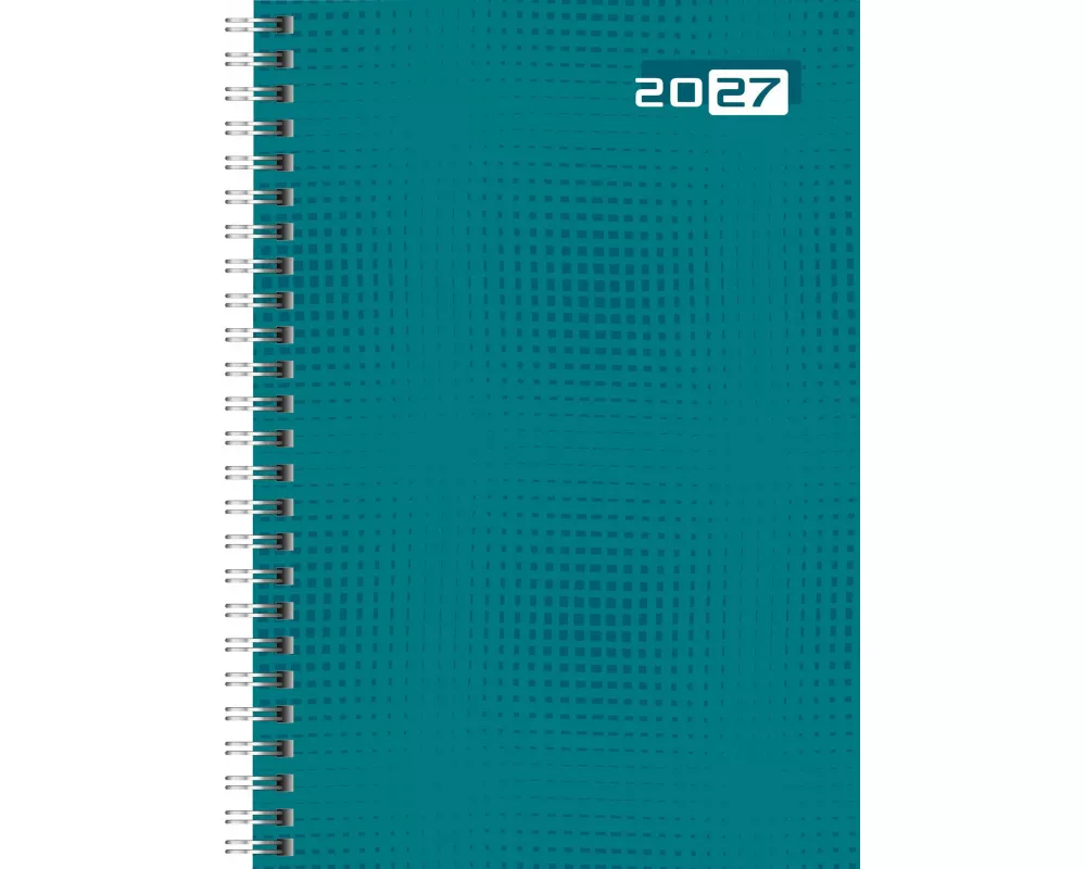 rido/idé 7021007047 Buchkalender Mod. futura 2 2027 A5, Papier, petrol