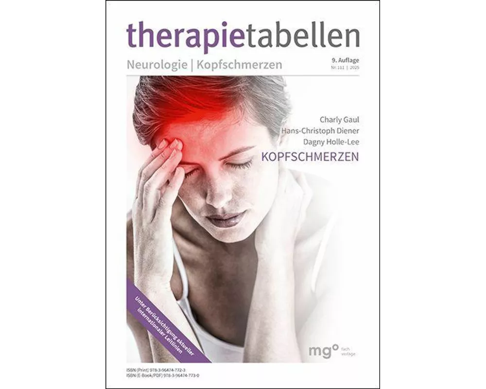 therapietabellen Kopfschmerzen (9. Auflage)