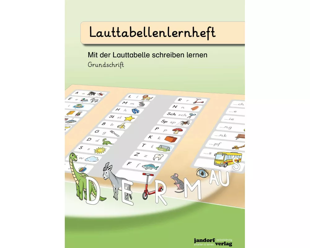 Lauttabellenlernheft (Grundschrift)