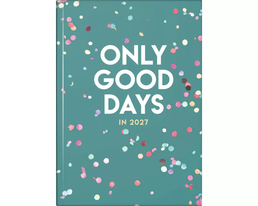 rido/idé 7028507057 Buchkalender Premium Young Line 2027 "Confetti" A5, Papier