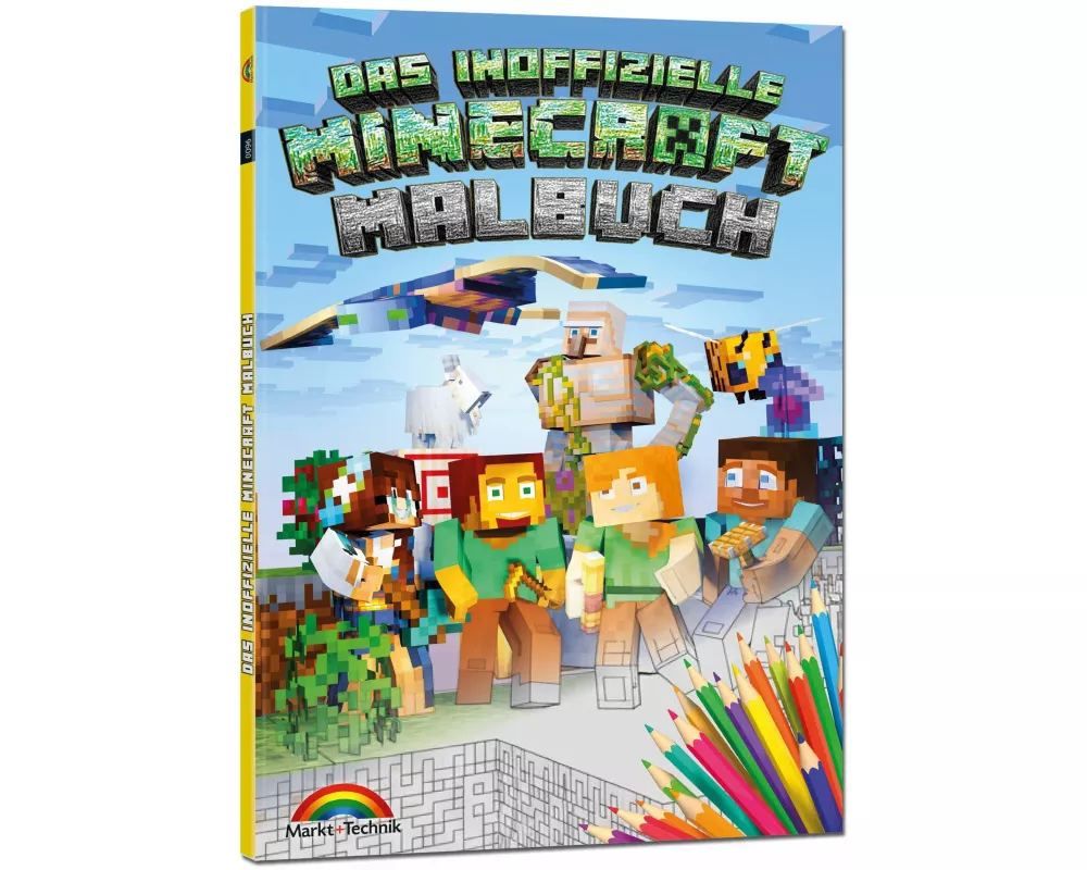 Das inoffizielle Minecraft Malbuch für Kinder und Jugendliche - zum Ausmalen der Minecraft Welt