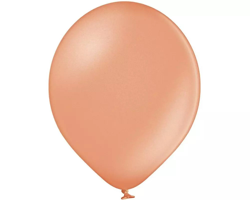 Belbal Luftballon Metallic Rosegold, Ø 30 cm, 50 Stück