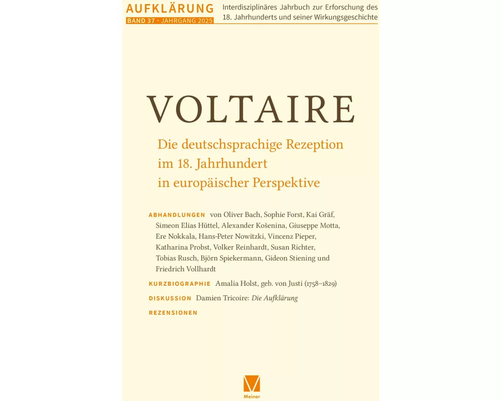 Aufklärung 37: Voltaire