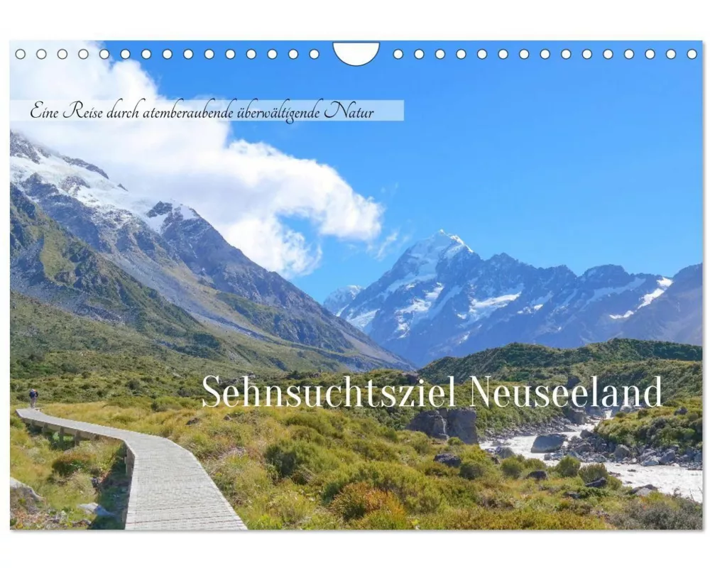 Sehnsuchtsziel Neuseeland (Wandkalender 2026 DIN A4 quer), CALVENDO Monatskalender