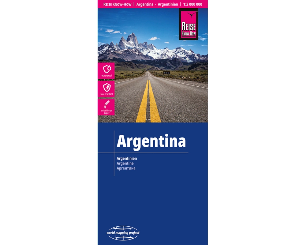 Reise Know-How Landkarte Argentinien | Argentina (1:2.000.000)