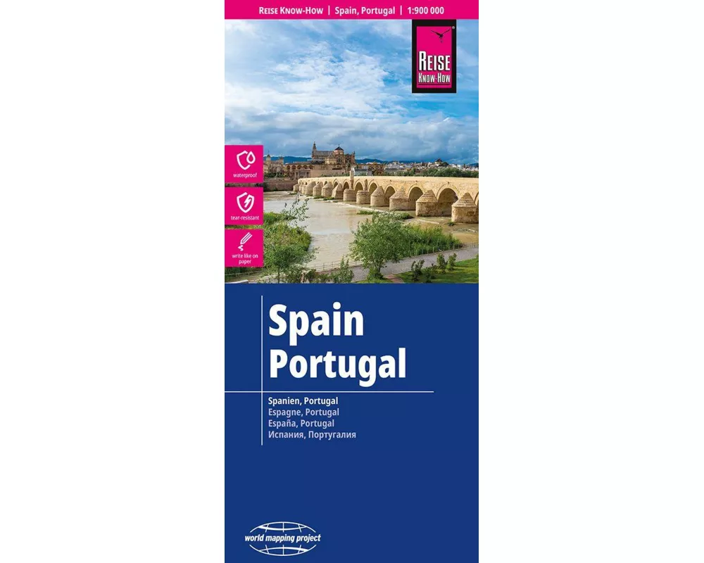 Reise Know-How Landkarte Spanien, Portugal | Spain, Portugal (1:900.000)