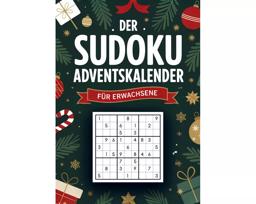 Sudoku Adventskalender für Erwachsene: 144 weihnachtliche Rätsel von leicht bis schwer - Entspannung & Rätselspaß im Advent