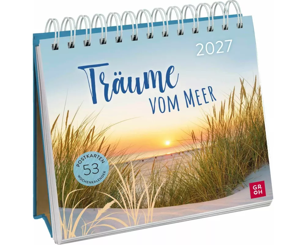 Postkartenkalender 2027: Träume vom Meer